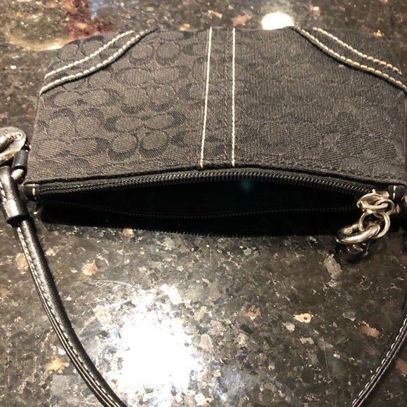 Black Coach Wristlet - Picture 5 of 7